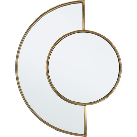 Specchio con cornice in metallo "Namita" -37X48