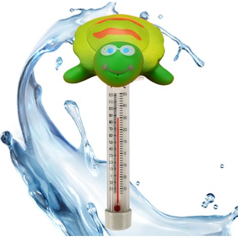 Thermomètre Piscine Flottant, Thermomètre À Eau De Piscine De Dessin Animé, Pour Mesurer La Température De L'eau Dans La Piscine, Le Bain, Le Spa, La Natation Sauvage