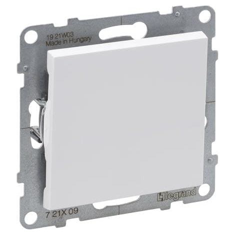 Interruptor Legrand new suno 6A 250VAC empotrable IP20 (1/2)