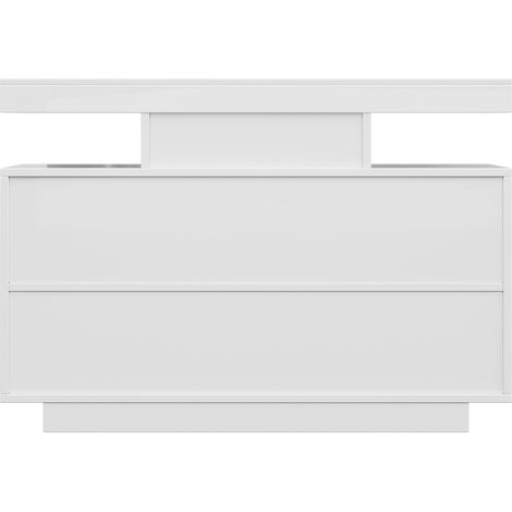CAIziBuffet LED, meuble bar à café de 120 cm de large, meuble à tiroirs (1/5)