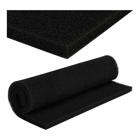 Filter Foam Filter Sponge Filter Foam (42 cm x 30 cm x 10 mm) Universal Cutting Filter Sponges for Motorcycle, Scooter, Brushcutter, Vacuum Cleaner, Clipper, Chainsaw, Fish Bin (1/5)