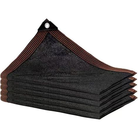 Filet d'ombrage 90% anti-UV pour jardin, terrasse, serre, voile de protection végétale, tonnelle extérieure, toile d'ombrage pour pelouse, niche chien, poulailler, couverture réductrice de chaleur fac (1/4)