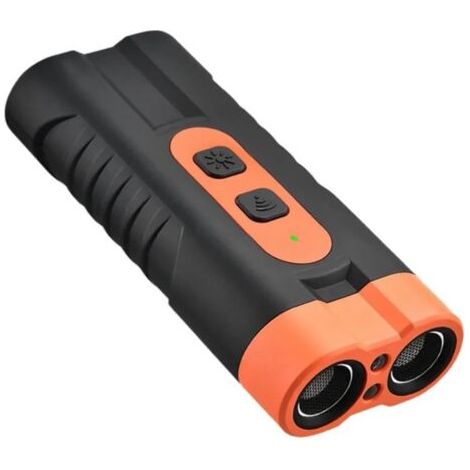 Le pour les chiens, dispositifs dissuasifs de l'écorce de chien avec lampe de poche LED, Silenceur d'aboard d'arrêt de bouclier d'écorce, sifflet d'arrêt adapté à l'entraînement pour améliorer le mau
