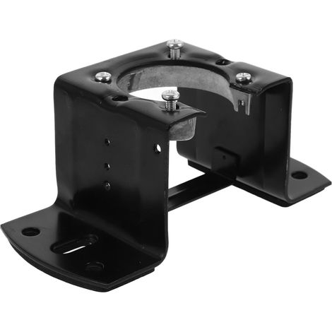 Support de ventilateur de plafond noir en fer – Fixation universelle – Installation simple sans outil – Dimensions 14,20 x 6,50 x 6,00 cm (1/5)