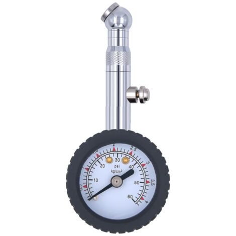 Manometre Pression Pneu, Jauge de Pression de Pneu Numérique Haute Précis 60 PSI, Portable Jauge de Pression, pour Voiture Camion SUV Moto Vélo (1/5)