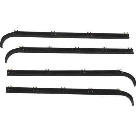 4 Garnitures de joint en feutre pour vitres E7TZ1521452A, Étanche Anti-poussière Réduction de bruit Remplacement pour Ford Mustang (1/5)