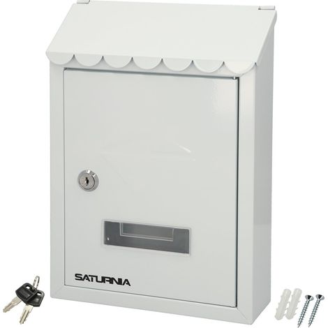 Cassetta postale per esterno residenza 205 x 300 x 70 mm. Bianco