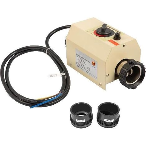 GARRYFIZH 3KW Mini chauffe-eau Thermostat pour piscine Massage baignoire SPA BathEU Standard 220V (1/5)