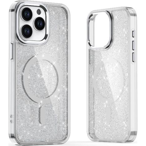 Custodia MagSafe Glitter per iPhone 17 Pro Max - Semitrasparente (1/5)