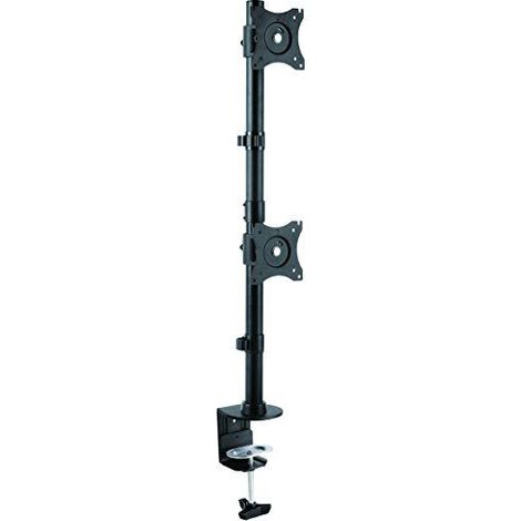 Startech ARMDUALV soporte de escritorio negro para dos monitores (1/5)