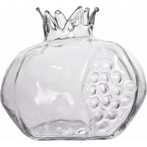Vase champignon en verre transparent modèle 30 (1/5)