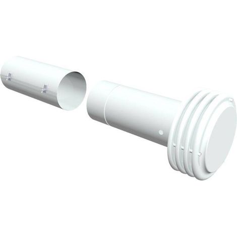 Conduit De Ventilation Télescopique À Bride Pour Chauffe-eau À Gaz, Diamètre 110 mm