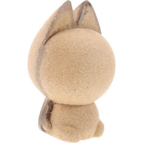 Décoration de Bureau Bois avec Chat Blanc Embryonnaire à Peindre Soi-même Modèle de Chat à Dessiner pour Maison (1/5)