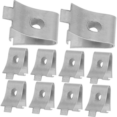20pièces Clips De Support Étagère Inoxydable Réglables Pour Panneaux Ou Robustes Et Stables Installation Facile Placards Et Cuisines