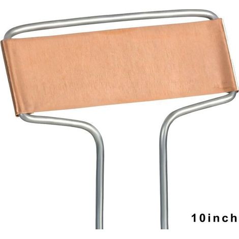 10 Metall-Pflanzenschilder, T-förmige Gartenmarker, Namensschilder für Gärtner und Graspflanzung