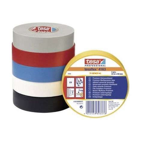 tesa PREMIUM 04163-00191-92 Nastro isolante tesaflex® 4163 Bianco (L x L) 33 m x 30 mm 1 pz. (1/2)