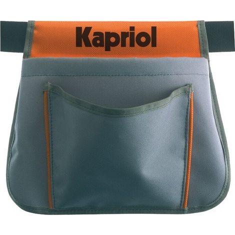 Borsa carpentiere muratore 2 tasche cintura porta attrezzi art 25007 kapriol (1/5)