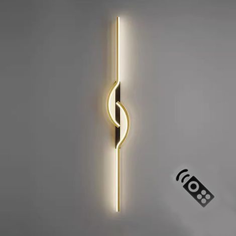 LED-Nachttischlampe mit Fernbedienung, stufenlos dimmbar, geeignet für Wohnzimmer, Bar, Wandbeleuchtung, Schlafzimmer, 60 cm (1/5)