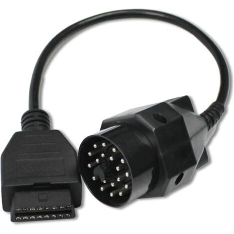 OBD2 Câble adaptateur 20Pin BMW Edibas à 16Pin Appareil de diagnostic OBD adapté aux anciens modèles compatible avec BMW 1982-2002 (1/3)