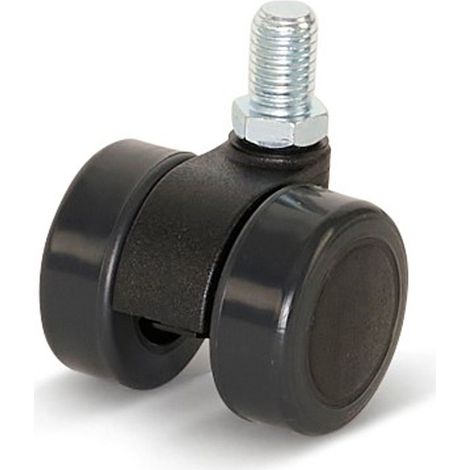 Roulette de meuble - MESO - Premium - PU - 36 mm - Tige filetée 8 x 15 mm