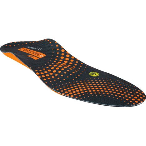 SECOSOL Einlegesohle SECOSOL® COMPLETE+ HIGH Gr.45 schwarz/rot
