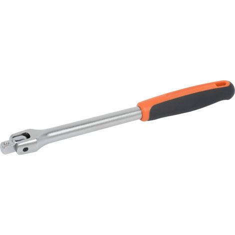 Bahco 1/2 Gelenkgriff mit Vierkantantrieb, Schwenkkopf und matter Oberfläche, 270 mm