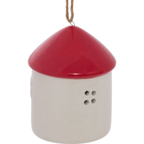 Decorazioni natalizie in forma di casette o regali in ceramica, 7 cm - Feeric lights & christmas (1/5)