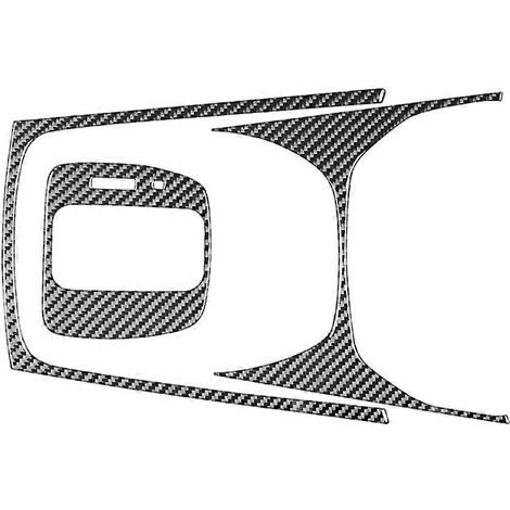Carbonfaser-Mittelkonsolen-Schalthebelblenden-Ziersatz für Ford Escape 2013-2016 (Innenausstattung für Linkslenker). (1/5)