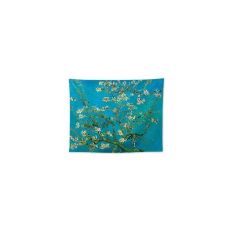 Van Gogh Wandteppich: Zweige eines blühenden Mandelbaums, Wandbehang, Kunstdekoration für Wohnzimmer, Schlafzimmer, Badezimmer, Küche, Studentenwohnheim - Crezuo (1/4)