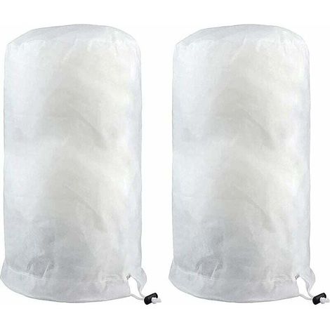 Ulisem Überwinterungshülle, 2 Stück Pflanzenüberwinterungshülle 140×200cm Weiß, Schutzhülle für Pflanzen, Baumüberwinterungshülle, Überwinterungshülle mit Reißverschluss, Gemüsegarten-Wintertasche Tom (1/4)