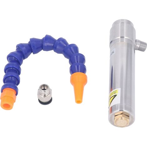 Pistolet de refroidissement à air sec professionnel 6,9 bars 650 BTU, flexible adaptateur, accessoire compresseur, soufflette froide industrielle (1/5)