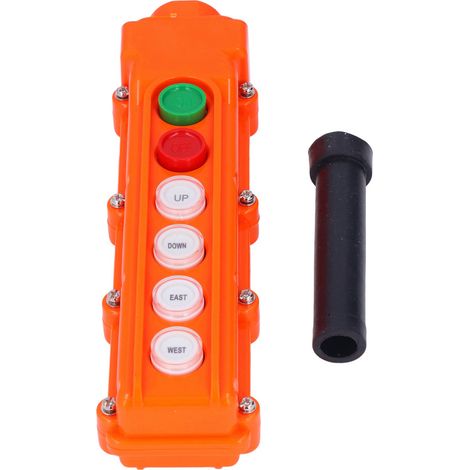 Station de commande à distance pour grue et palan, interrupteur à bouton-poussoir 6 positions COB-62A 220 V/500 V