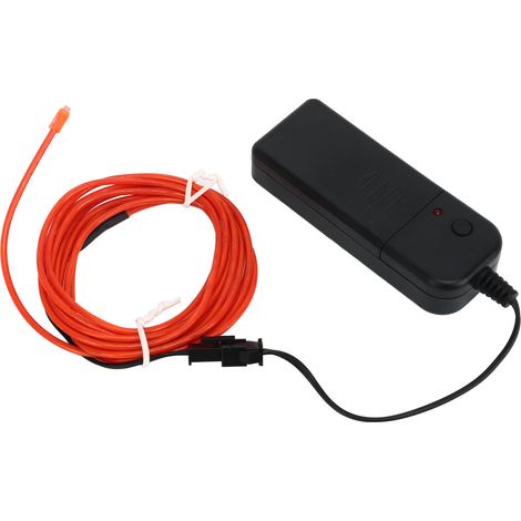 Wasserdichter und heller LED-Lichtstreifen für Fahrrad-/Rollerrahmen, ideal für Nachtfahrten (rot). (1/5)