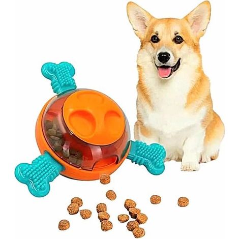 Jouet interactif pour Chien Indestructible - Jeu Intelligence Type Kong - Balle Interactive - Petit Jeux Intelligent d'occupation (1/4)