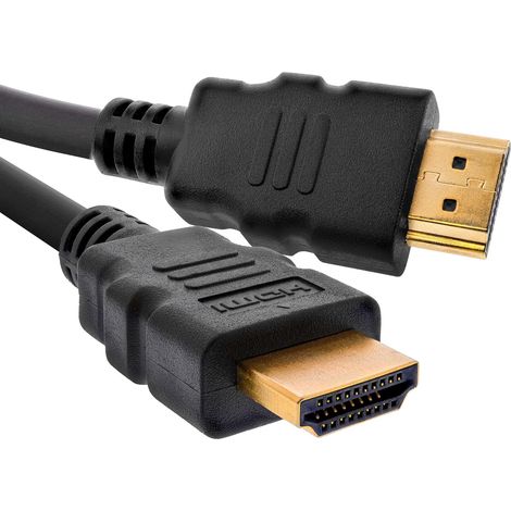 Câble HDMI 4K, HDMI haute vitesse avec Ethernet, HDMI 2.0, UHD, pour Blu-ray, PS5, Xbox Series, Switch, connecteur/connecteur, noir, 0,5m, 17550 (1/5)