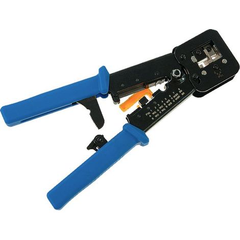 Pinza Qoltec modular connector crimping tool acciaio blocco (1/2)