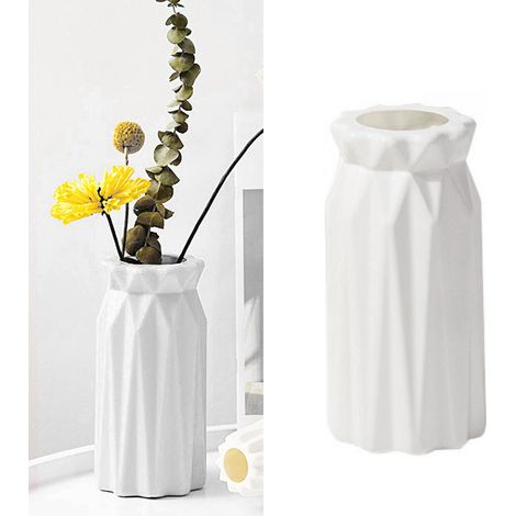 Jarrón decorativo escandinavo blanco estilo D para el hogar. (1/5)