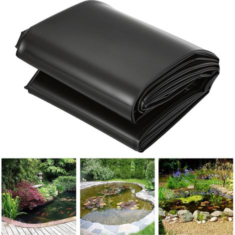 Randaco Liner pour bassin à poissons Épaisseur Matériau HDPE résistant aux UV et racines Imperméabilisation durable 2 x 3 m ,0.2mm (1/5)