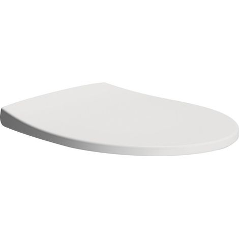 Abattant WC MODO, Soft Close, Quick Release, blanc mat/chrome (1/3)