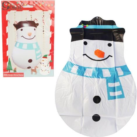 aufblasbare Schneemannfigur 60 cm (1/3)