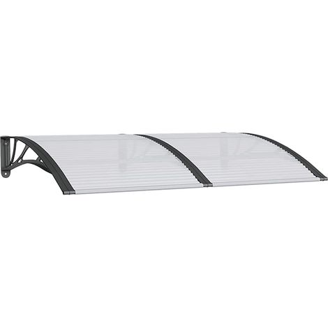 Maison Exclusive - Auvent de porte Noir 150x100 cm Polycarbonate