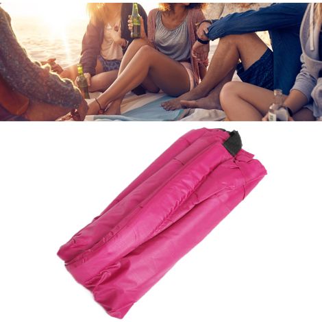 Faltbares, aufblasbares Sofa für Camping, Schlafsack, aufblasbare Liege, Sofa, Bett, Outdoor-Reisen, Camping, Wandern, Pool, Strandparty, rosarot (1/5)