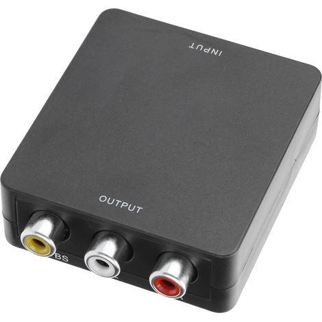 Adaptateur HDMI vers RCA Mini, Convertisseur Vidéo Audio 1080P pour Téléviseurs et Lecteurs DVD (1/5)