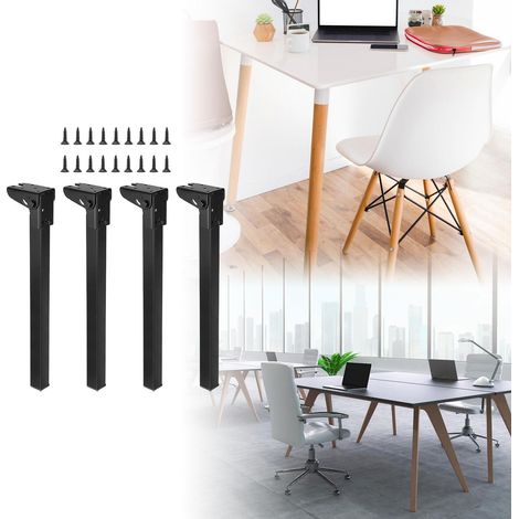 Lot de 4 pieds de table pliables Pieds de table rabattables 40 cm (1/5)