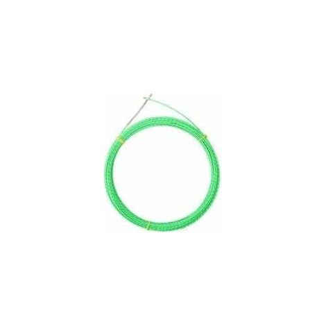 Tire Fil Électriques, Tire Fils Electricien Aiguille 4mm, Tire Fils Electrique Professionnel avec Ressort de Guidage, Polyester Kit Rétractable d’Installation Pour La Pose De Câbles, Vert, T-Audace 10 (1/5)
