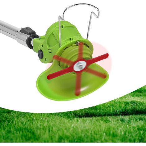 Lot de 24 couteaux de débroussailleuse rouge - Coupe-bordure en plastique - Outil de jardin - Lame de rechange pour coupe-bordure sans fil--TRIMEC (1/3)