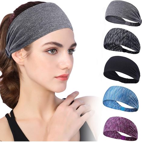 Femmes hommes entraînement bandeau anti-dérapant doux sport fitness bandeau (1/5)