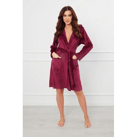 Peignoir Akara pour femme, manches longues, taille XXL (1/5)