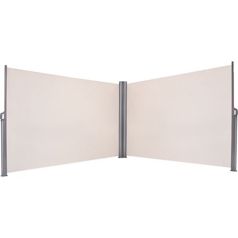 1.8x6M Retractable Folding Side Awning Screen Garden Privacy Divider Wind Fence
