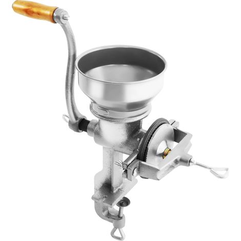 Moulin à grains, fonctionnement manuel, capacité 0,5 kg, hauteur 28,5 cm, diamètre supérieur 14 cm, diamètre d'entrée 9 cm (1/5)